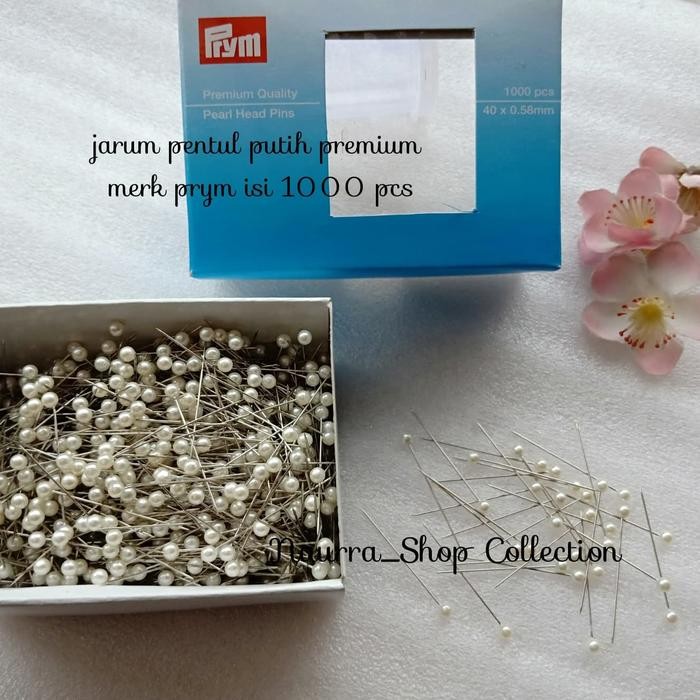 Grosir Jarum Pentul putih Premium anti karat - Merk Prym