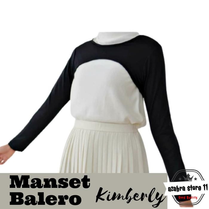 Manset Lengan Panjang Sambung Balero Crop top Kimberly