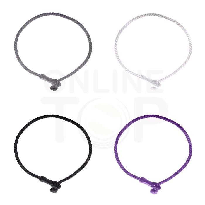 New Gelang Polos / Gelang Tali Polos Hitam / Gelang Nyantol Sesuai Ukuran Tangan