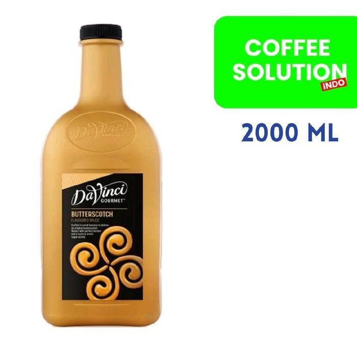 TERMURAH DAVINCI Butterscotch Sauce 2L best seller