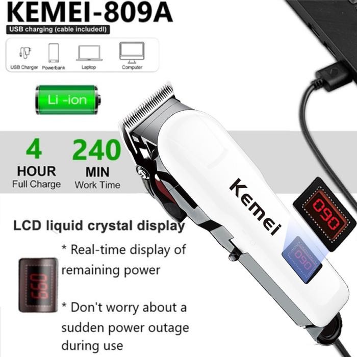 ELECTRIC HAIR CLIPPER HAIR CUT MACHING WIRELESS TRIMMER MEN PROFESSIONAL CLIPPER MACHINE