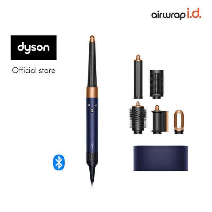 dyson airwrap i.d. hs08 multi-styler and dryer (prussian blue/rich copper) [kualitas terbaik]