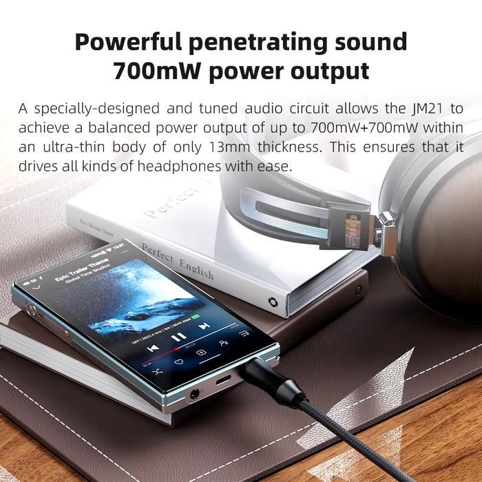 Fiio Jm-21 / Jm 21 / Jm21 Android 13 Portable High Res Lossless Digital Audio / Music Player Promo 