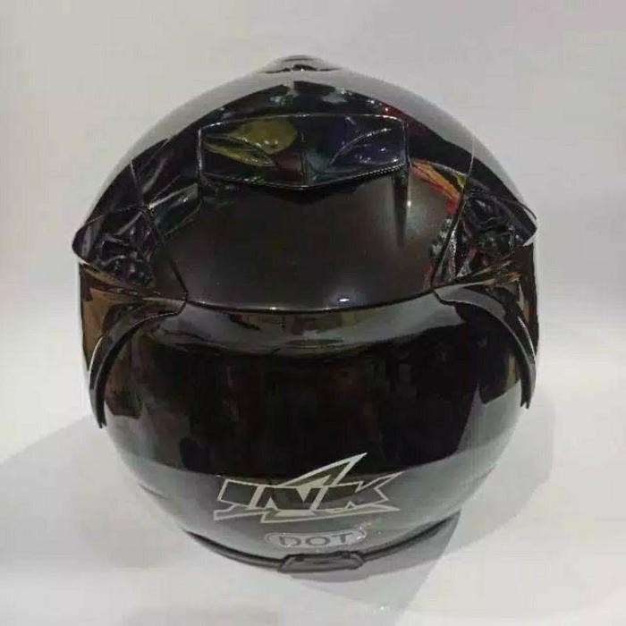 HELM INK DYNAMIC SOLID BLACK GLOSSY INK ORIGINAL SINGLE VISOR