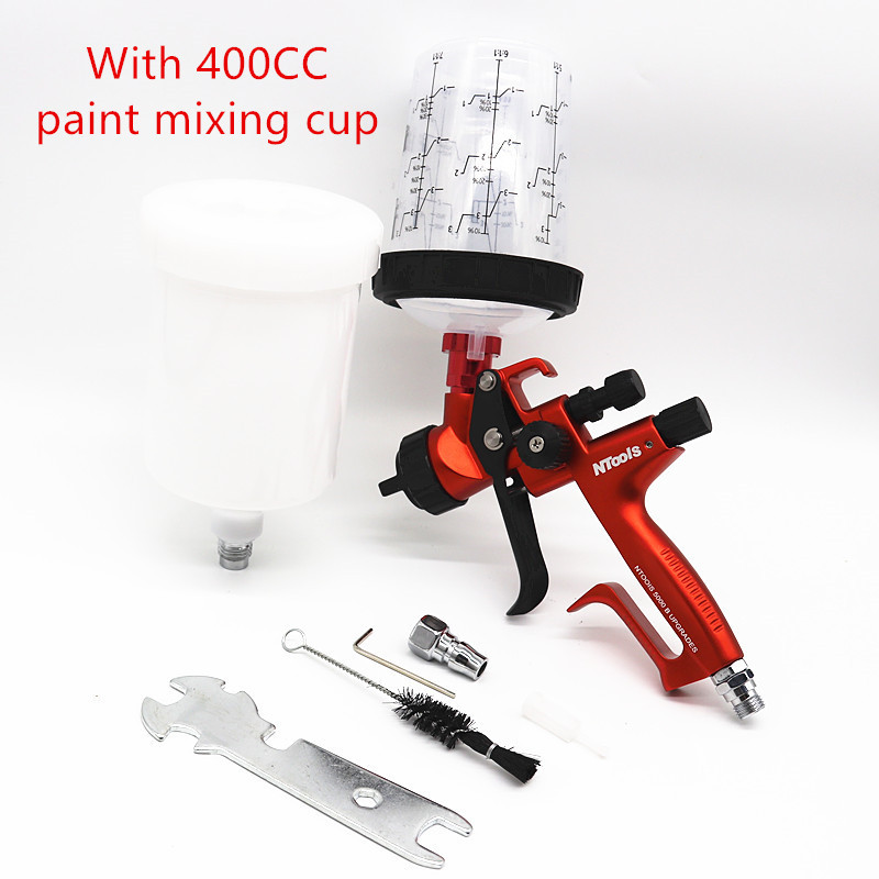 IMPORT SPRAY GUN 5000B High Quality Professional HVLP Spray Gun With 400CC paint mixing cup Paint
