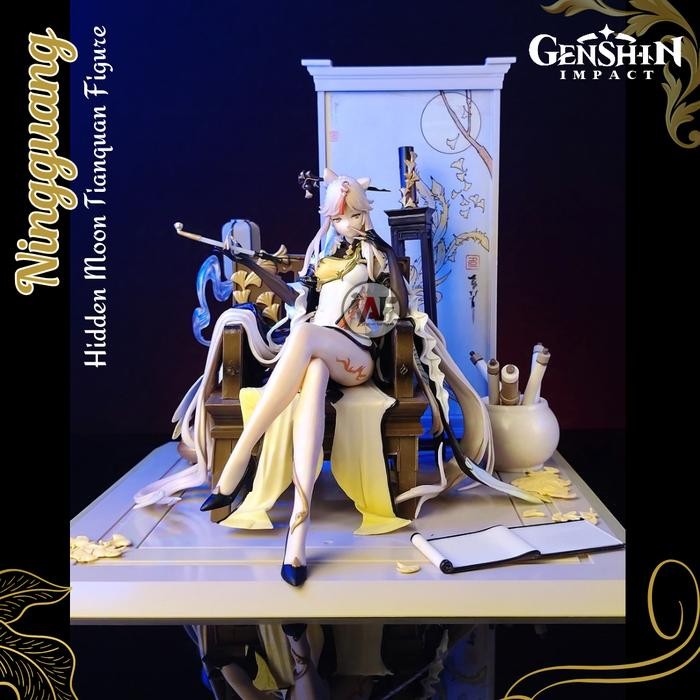 Statue action figure Genshin Impact Ningguang Hidden Moon tianquan