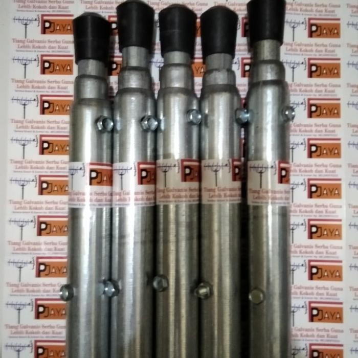 New Tiang Antena tv 420cm ( adrien shop) 3 susun pipa galvanis
