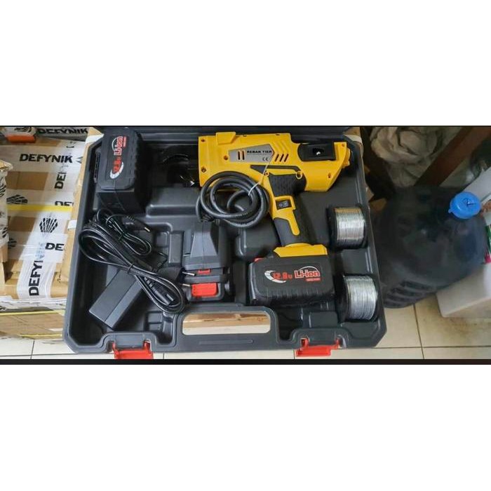 Populer Rebar Tier Cordless Battery 12,8 V Rebar Tying Mesin Pengikat Kawat Terlariss 