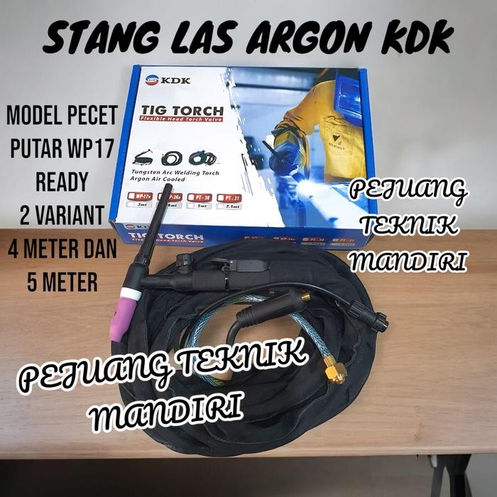 Hemat Stang Las Argon Wp 17 / Tig Torch Stang Las Argon Wp17 / Stang Argon Tig Wp17 Putar Pencet
