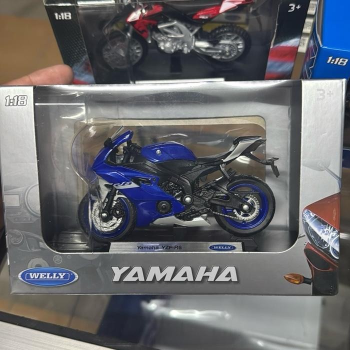 Welly Motor Diecast 1:18 Vespa & Yamaha Aprilia Suzuki Produk Lisensi Welly Motorcycle Collection