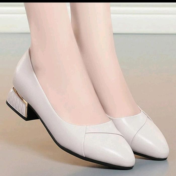 Sepatu Pancus Wanita Tapak Croco/Sepatu Pantopel 3Cm-Sepatu Kerja Wanita Tbk