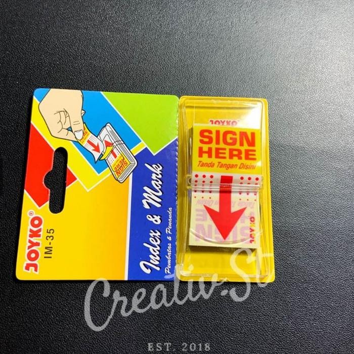 JOYKO Sticky Notes Penanda SIGN HERE IM-35 Memo Stick