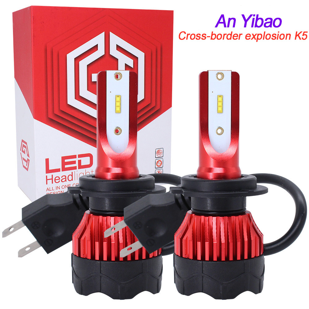 2Pcs Canbus K5 F3 car led headlights bulb H4 H7 H11 9004 9005 9006