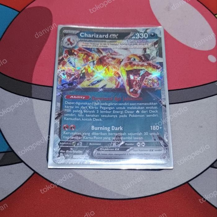 j225- Charizard Ex Rr Pokemon Tcg Indonesia