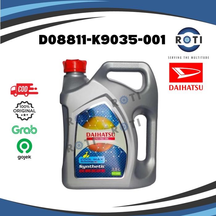 OLI MESIN 10W-40 SN 3,5 LITER GENUINE DAIHATSU 08811-K9035