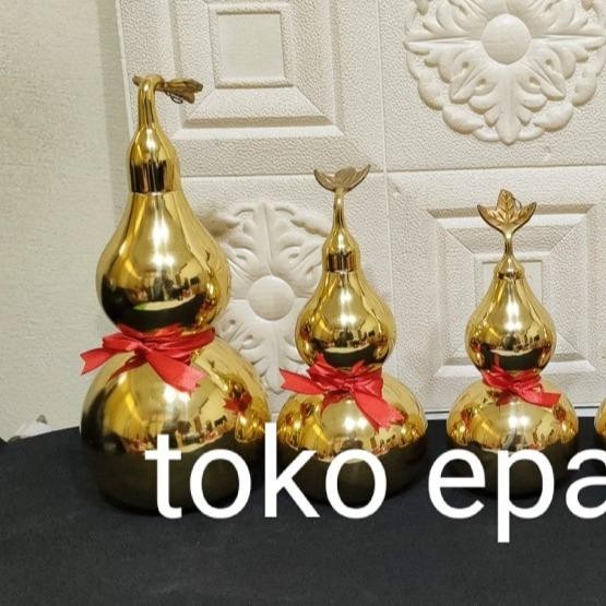 SALE Holo / holo / Kendi / Labu - Kuningan - 4 / 5 / 7 / 8 / 10 / 12 inch Emas