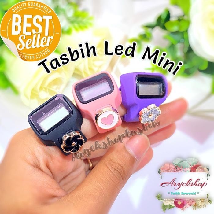 BigSal3%- Tasbih Led Mini Digital Tombol Cantik Tasbih Digital Blink Tasbeh Ring Led Cincin
