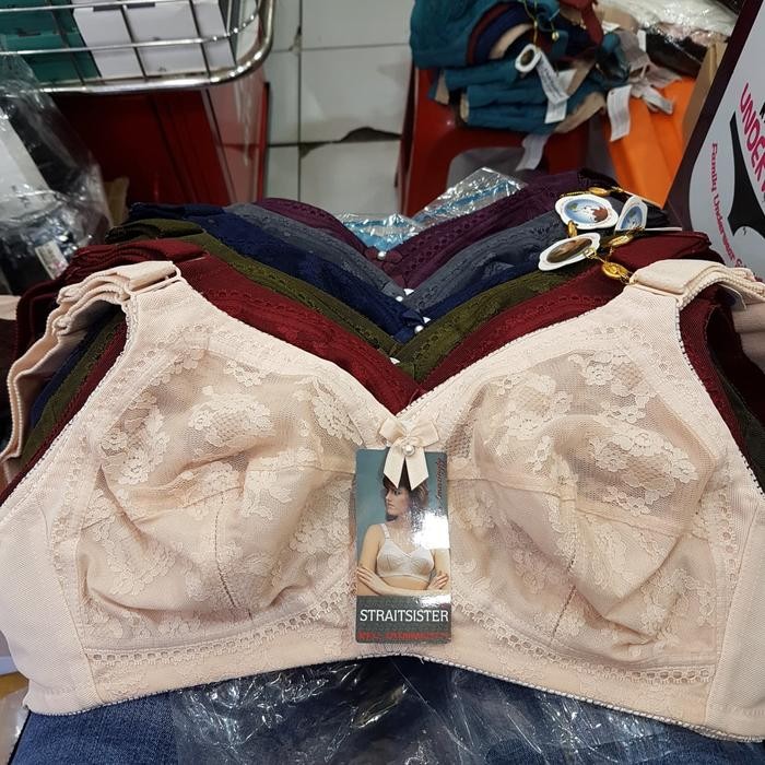 PROMO STRAIT SISTER ORIGINAL BH WANITA TANPA BUSA TANPA KAWAT CUP BESAR B
