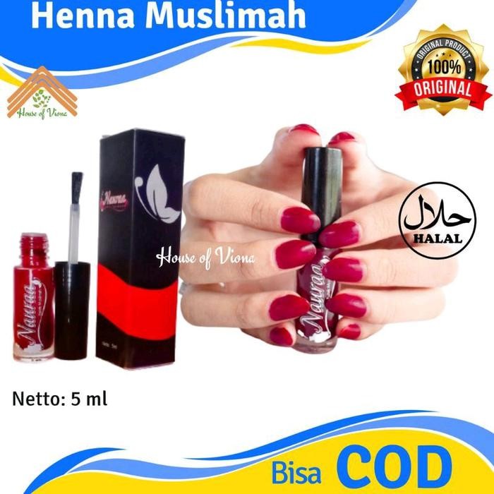 Naura Nail Henna Kutek Kuku Muslimah