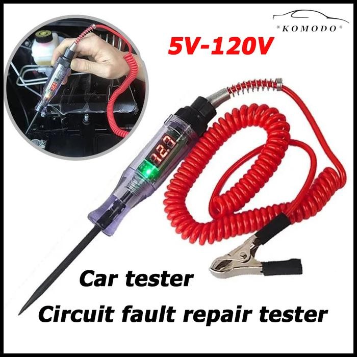 Komodo Automotive Store Digital Obeng Testpen Tespen Digital DC Tester Testpen Kelistrikan Listrik