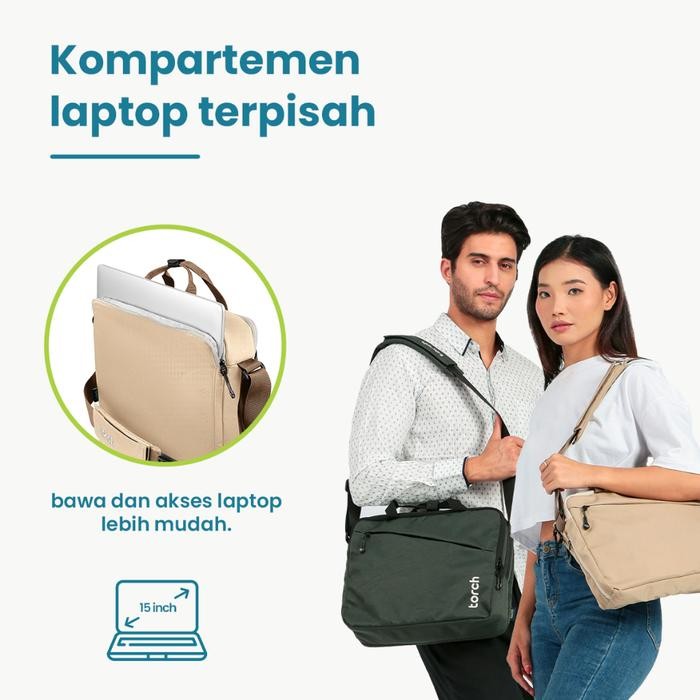 TORCH SENJANG TAS SELEMPANG SLING MESSENGER BAG LAPTOP WATERPROOF