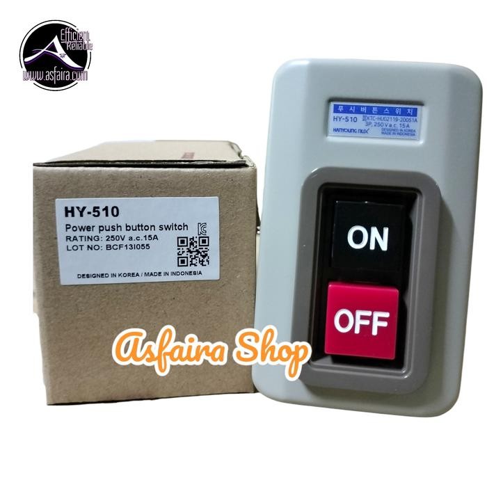 3da1- Power Push Button Hanyoung Hy-510 / Push Button Hanyoung Nux