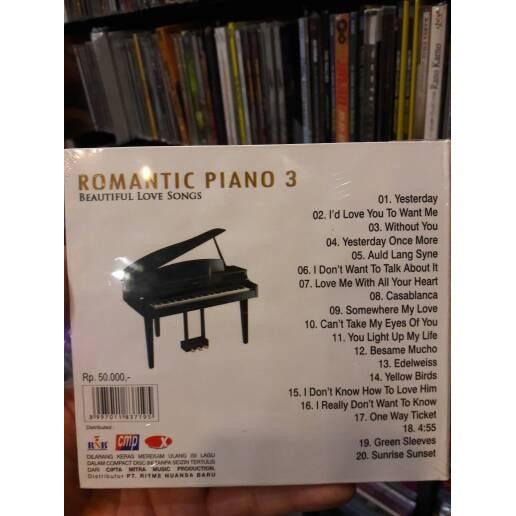 CD INSTRUMENT ROMANTIC PIANO 3 : BEAUTIFUL LOVE SONGS