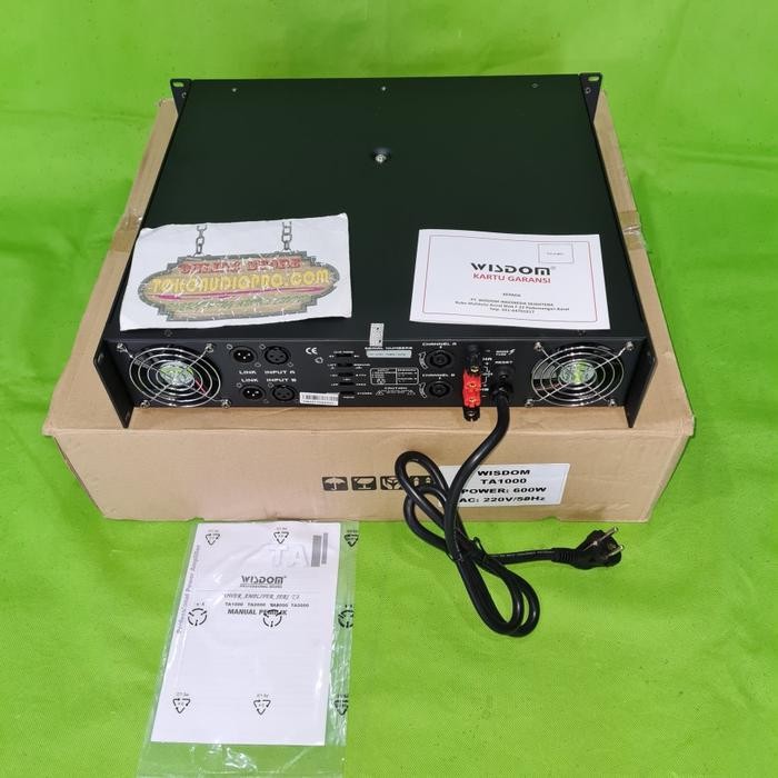Terpopuler Power Wisdom Ta1000 Power Amplifier Terlariss 