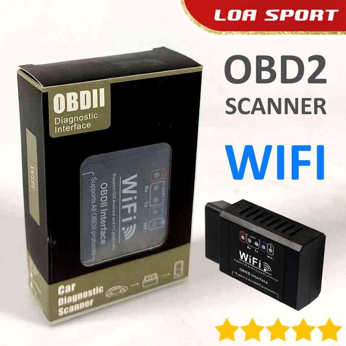 Ready OBD Scanner OBD2 ELM327 WIFI Alat Scan Mobil Car Diagnostic Scanner