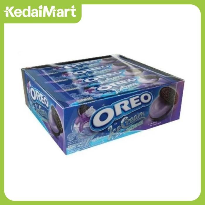 Eat,- Biskuit Oreo Ice Cream Pack Isi 12 X 38 Gram