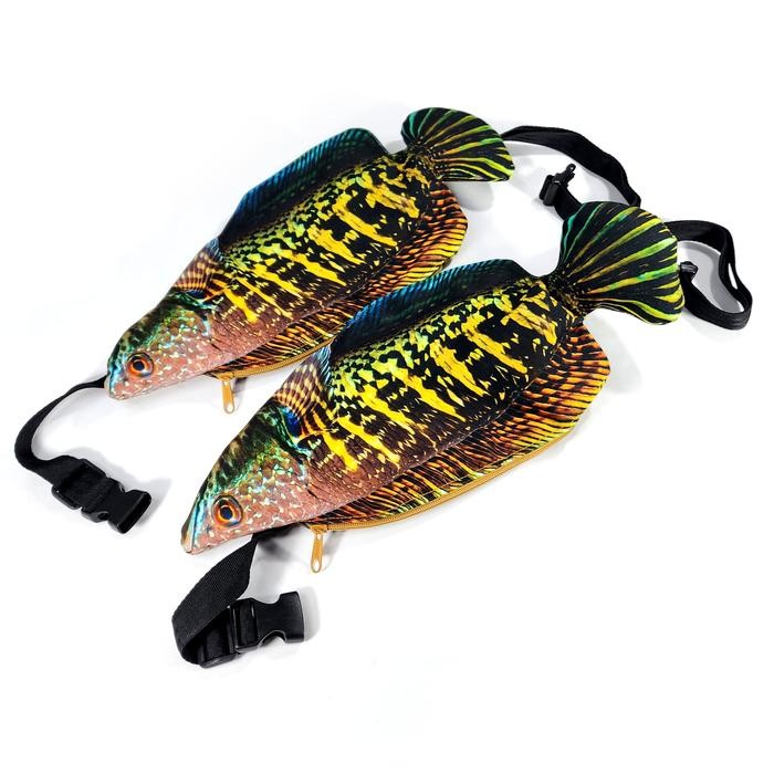 Tas Selempang Punggung Dada Ikan Gabus Channa Sunmori Mancing Mania Tas Buckle Bumbag