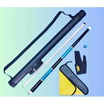 Set Paket Lengkap Tongkat Stik Stick Tas Glove Billiard Biliard