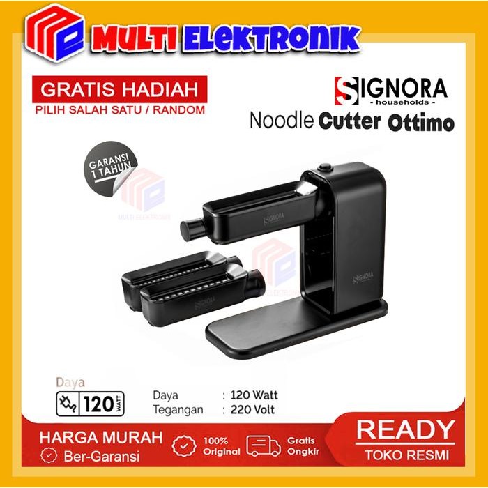 Signora Noodle Cutter Ottimo / Mesin Pembuat Penggiling Mie Bahan Stainless