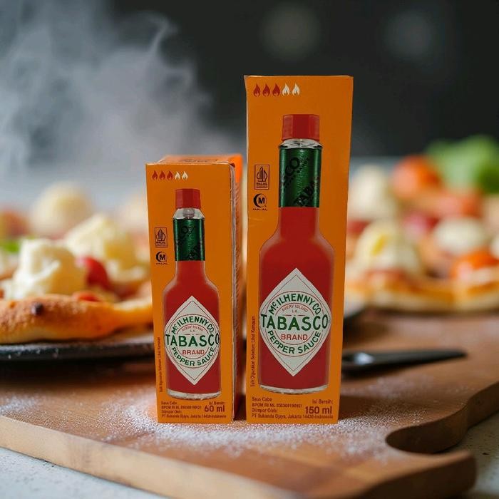 Tabasco Pepper Sauce 150ml 60ml - Saus Cabe Pizza Steak USA Mcilhenny Sambal Halal