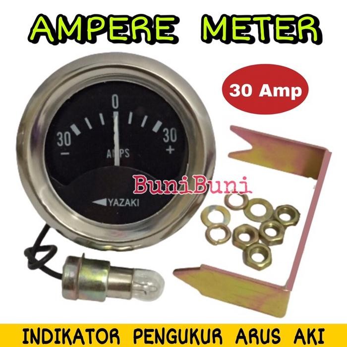 Jual Ampere Meter Dc / Amper Cas / Indikator Pengukur Arus Aki Mobil & Mesin Universal Kode 148