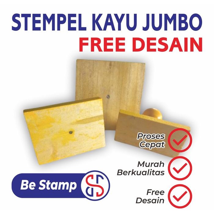 ProsesCPT- Stempel Kayu Jumbo Custom Free Desain