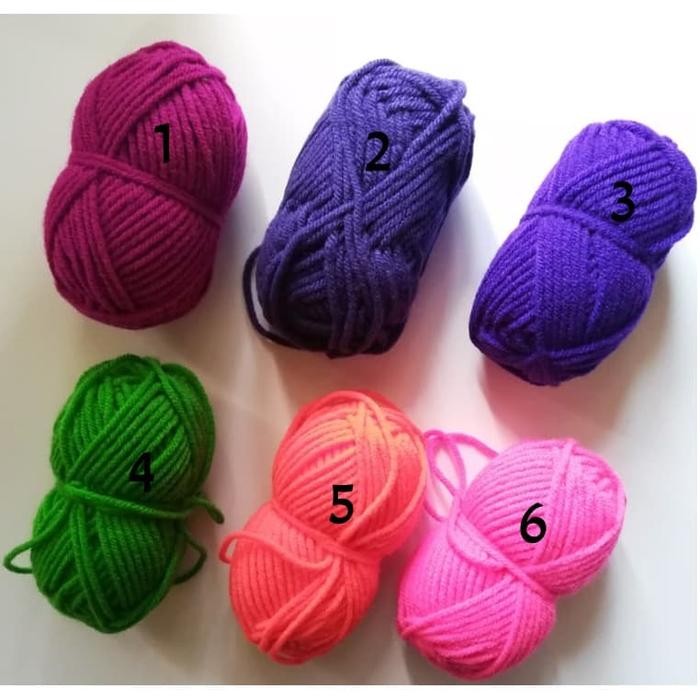 PernikKita- Rajut Wool / Benang Wol Mambo - Tebal 2 Mm