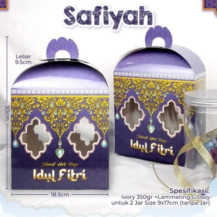 Box Lebaran toples tabung Safiyah