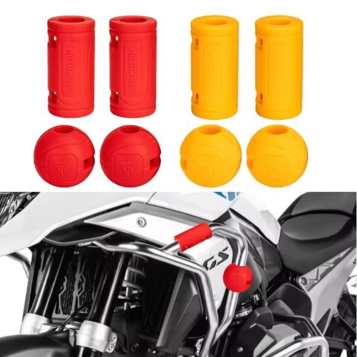 Motowolf Crashbar Bumper Protector Engine Guard Rubber Pelindung Motor Motowolf Pb1