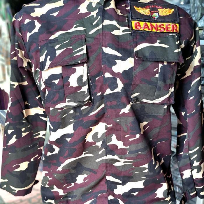 Setelan Pdl Ormas Banser/Baju Pria Dewasa/Ormas - Panjang Atasan Wearpack Katun Safety - Pendek,