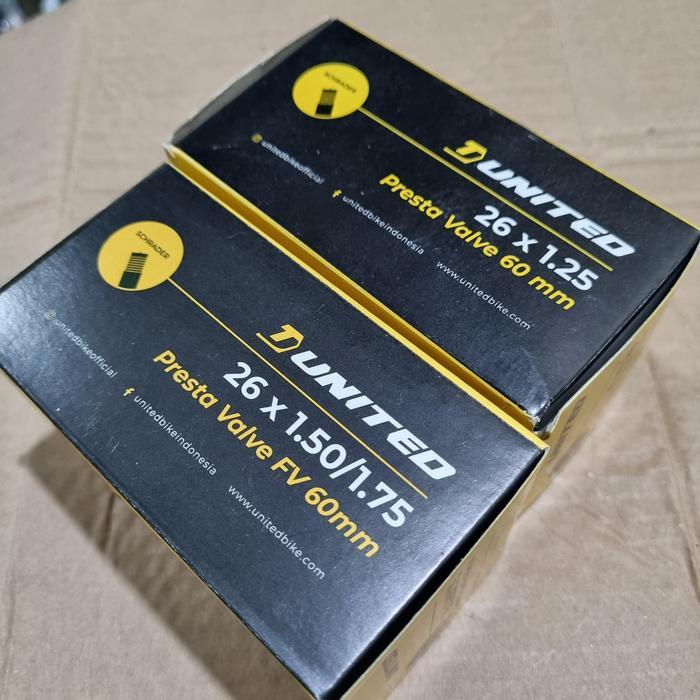 Ban Dalam 26 X 1.25 Fv / 26 X 1.50-1.75 Fv Presta United Terbaru 