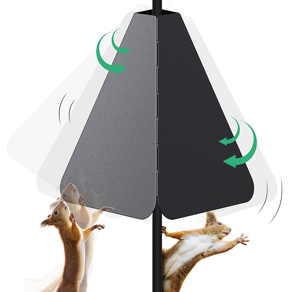 Squirrel Baffle with Dual Defense Bird Food House Squirrel Guard Large Squirrel Baffle for Outdoor