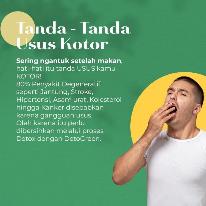 Deto Green Tea Original Teh Detox Pembersih Pencernaan Usus Asli Terbaruu