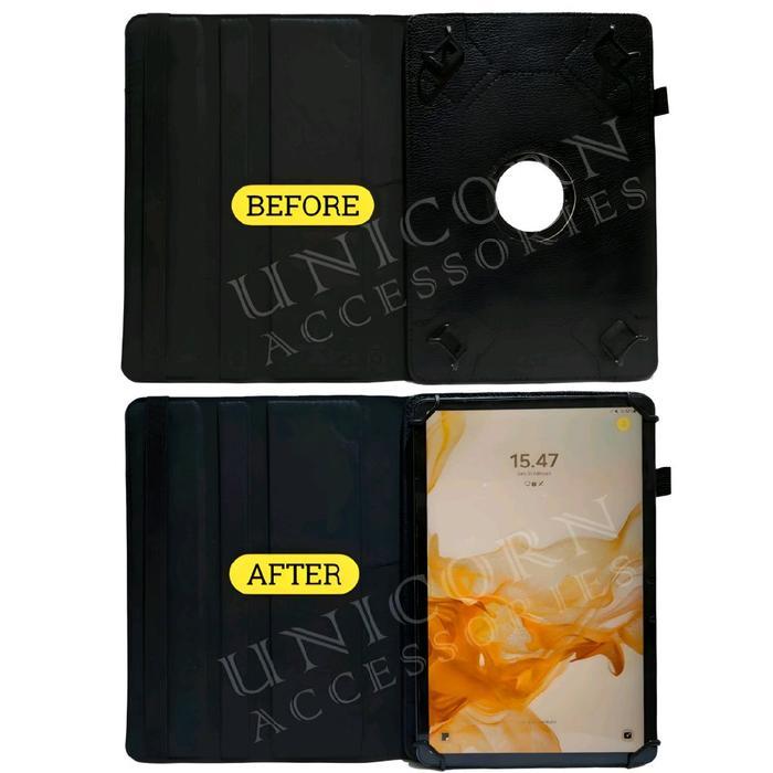Advan TAB 10 JUARA PLUS 10.4 inch 2024 Casing Rotary Flip Book Cover Slot pen Universal Sarung