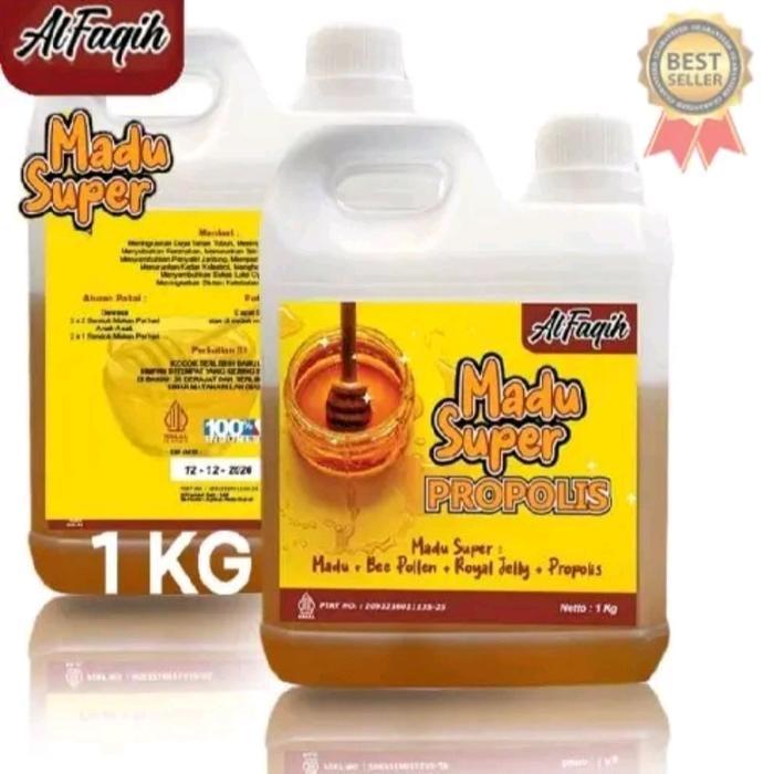 Madu Super Propolis Plus Royaljelly Dan Bee Pollen 1Kg Terjamin