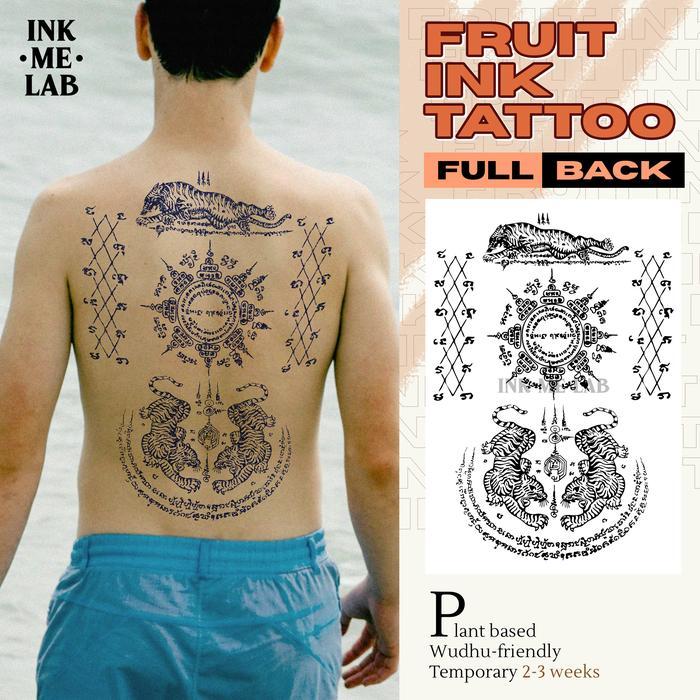 Fruit Ink Tattoo Full Back