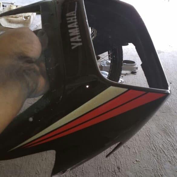 Krodong Lampu Atau Kedok Lampu Motor Yamaha Rx Z