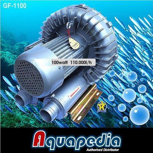 Resun GF-120 GF-180 GF-250 GF-370 GF-750 GF-1100 Pompa Udara Air Blower Aquarium/Kolam/Limbah - GF-1