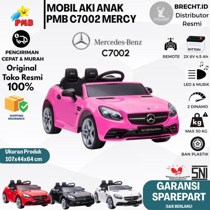 Mainan Anak Mobil Aki Remote Control PMB SLC 300 C7002 Licensed - Pink