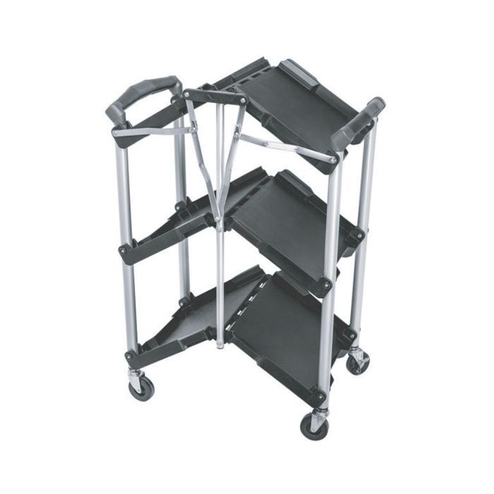 Premium Azko Krisbow Troli Perkakas Lipat 3 Tingkat Tool Cart Rak Perkakas Troli Bengkel Organizer